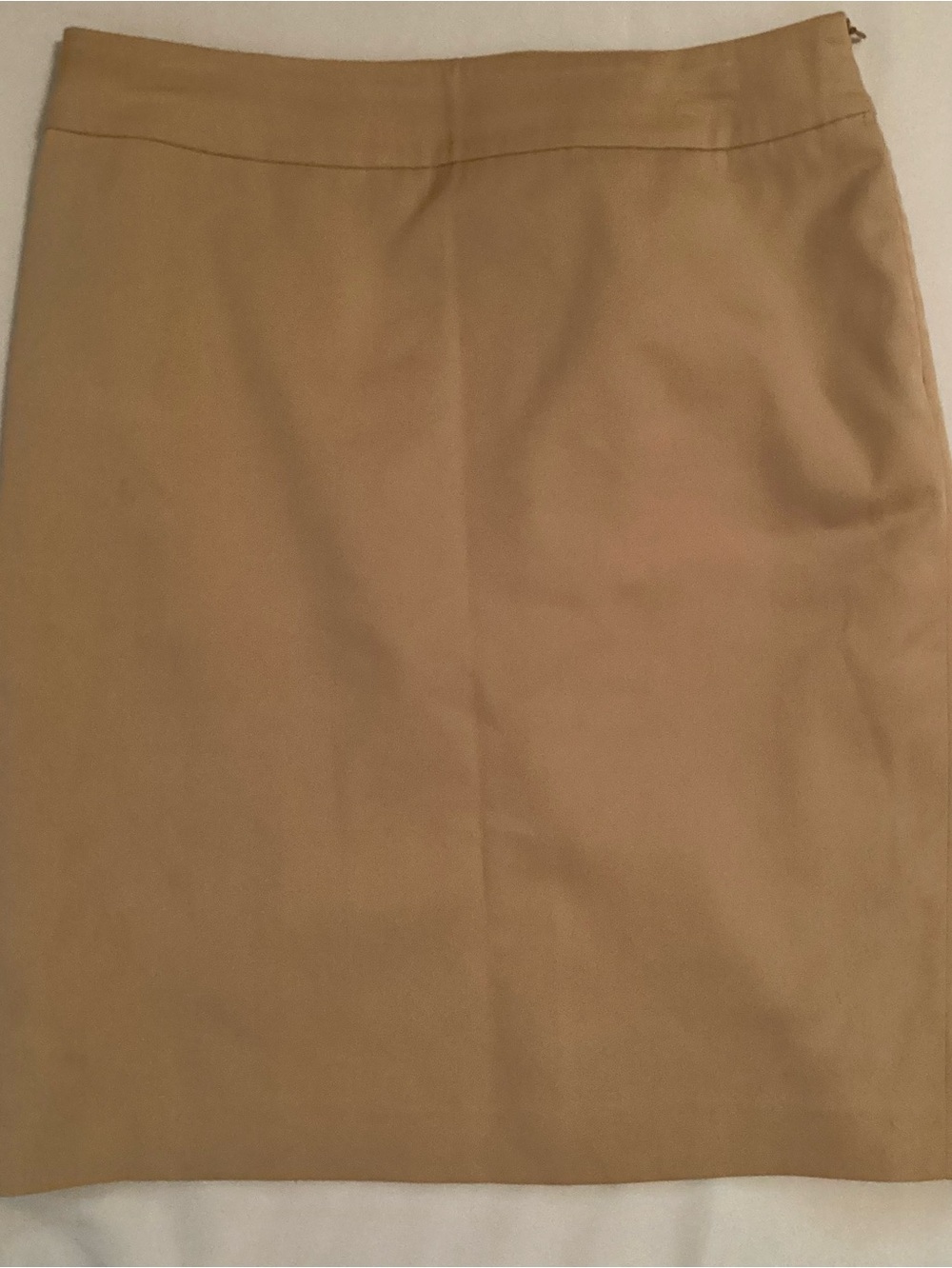 Anne Klein Ladies Khaki Tan Side Zip Skirt Size 10